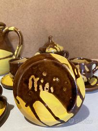 Servizio caffe ceramista sardo Nioi