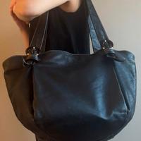 borsa nera grande vera pelle