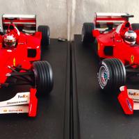 F1 Ferrari Schumacher Barrichello Hot Wheels 1/18