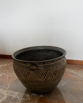 Grande vaso decorativo in stile etnico