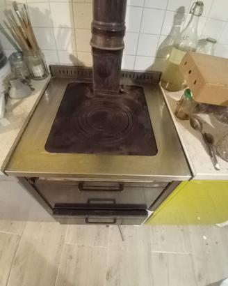 Stufa legna da incasso cucina