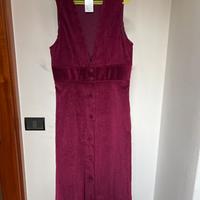 Vestito donna Max&Co fustagno color vinaccia