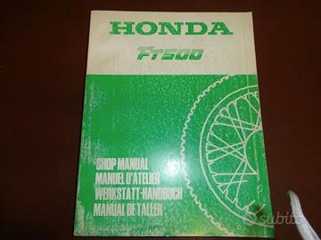 FT500 manuale officina manutenzione moto honda
