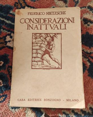Nietzsche-Considerazioni Inattuali con rara marca