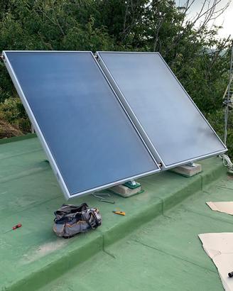 2 Pannelli solari piu supporto