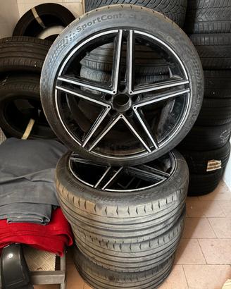 4X CERCHI REPLICA MERCEDES E GOMME 19"