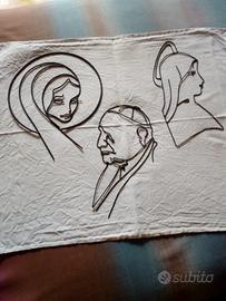 Immagini Sacre stilizzate in metallo