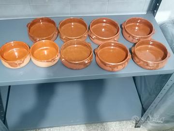 Ciotole in creta 9 pz