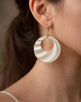 Orecchini in metallo forma circolare