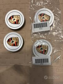 Set 4 Coprimozzo Porsche - Grigio Argento Nuovi