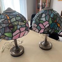 2 lampade vintage in argento 800