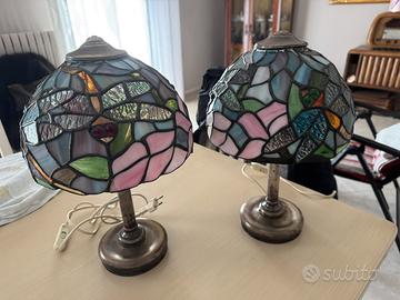 2 lampade vintage in argento 800