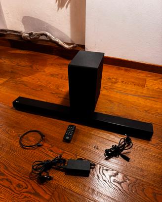 Soundbar LG con subwoofer
