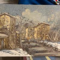 Quadro a. vitali nevicata