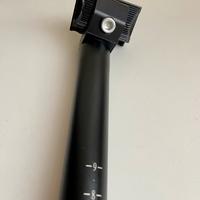 Tubo reggisella alluminio nero