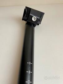 Tubo reggisella alluminio nero