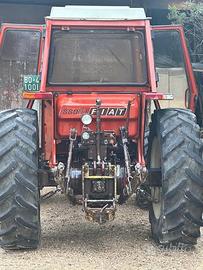Trattore fiat 880 targato 4 cilindri funzionante i