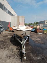 Barca Open Futura 430 con Motore Selva 25CV 