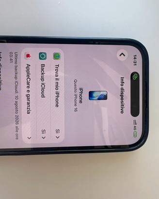 iphone 16 nero 128 gb