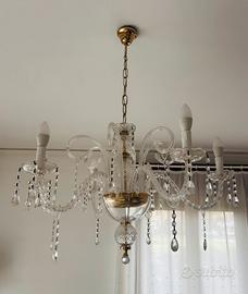 Lampadario stile Maria Teresa, 6 luci