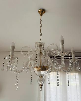 Lampadario stile Maria Teresa, 6 luci