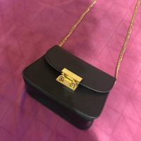 Borsetta a tracolla, pochette nera Baldinini