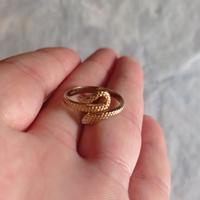 Anello serpente in acciaio