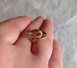 Anello serpente in acciaio