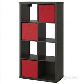 Scaffale nero marrone kalax