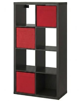 Scaffale nero marrone kalax