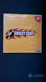 Libretto originale CRAZY TAXY dreamcast sega