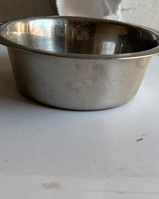 Ciotola piccola cani in acciaio