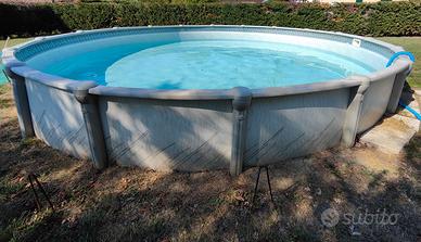 Piscina fuori terra rigida 8 metri di diametro