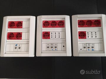 Cestelli prese da incasso  BTicino 18 moduli