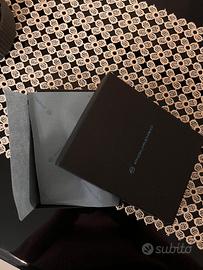 Portafoglio piquadro in tessuto nero