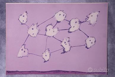 Serigrafia Giulio Turcato Lilla