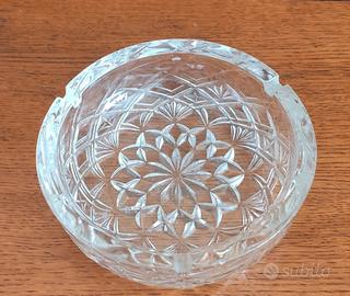 Posacenere in vetro lavorato – 14,5 cm – Come nuov