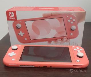 Switch lite Rosa + custodia 