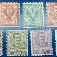 REGNO 1901 Stemmi FLOREALE Serie ordinaria