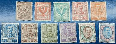 REGNO 1901 Stemmi FLOREALE Serie ordinaria