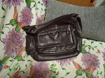 Borsa donna multitasche marrone 