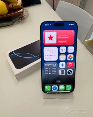 iPhone 16 Pro Max 256 gb Nuovo in Garanzia Apple
