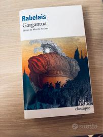 Libro Gargantua di Rabelais François romanzo libro