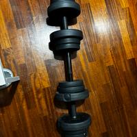 Manubrio e bilanciere tot 20kg