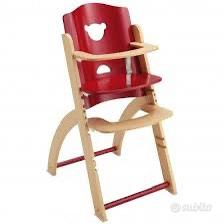 Seggiolone in legno marca pali