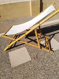 Sdraio in bambù e tessuto n 4 o singola