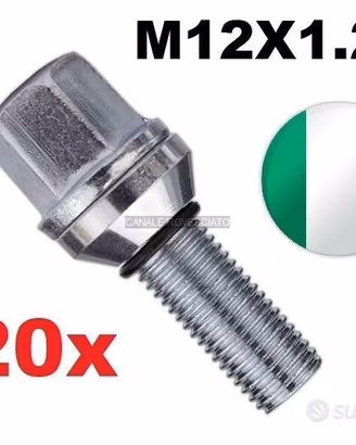 KIT 20 bulloni flottanti variazione interasse Alfa