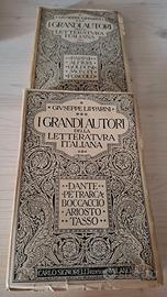 Dante Petrarca Boccaccio Ariosto Tasso Foscolo '28