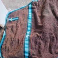 Coperta doslo cavalli in cotone