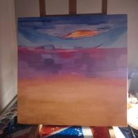 dipinto acrilico astratto 